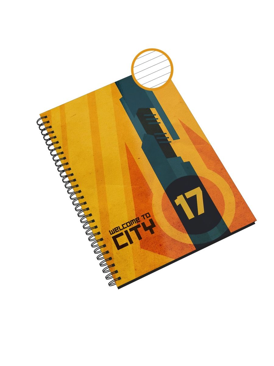 

Блокнот Каждому Своё "Half-Life/Гордон Фримен" NP-GMHL2-A4/3 A4 48л в линейку, NP-GMHL2-A4/3