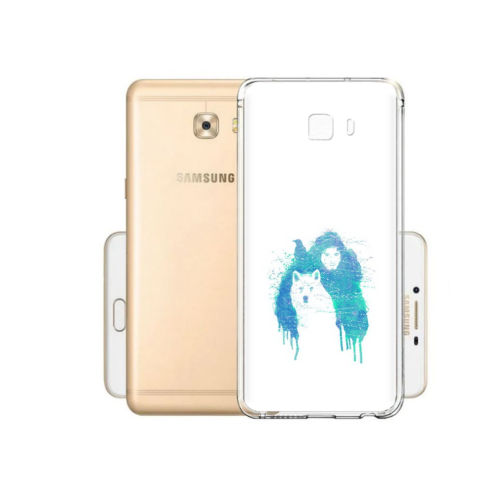 

Чехол MyPads Tocco для Samsung Galaxy C9 Pro джон сноу, Прозрачный, Tocco