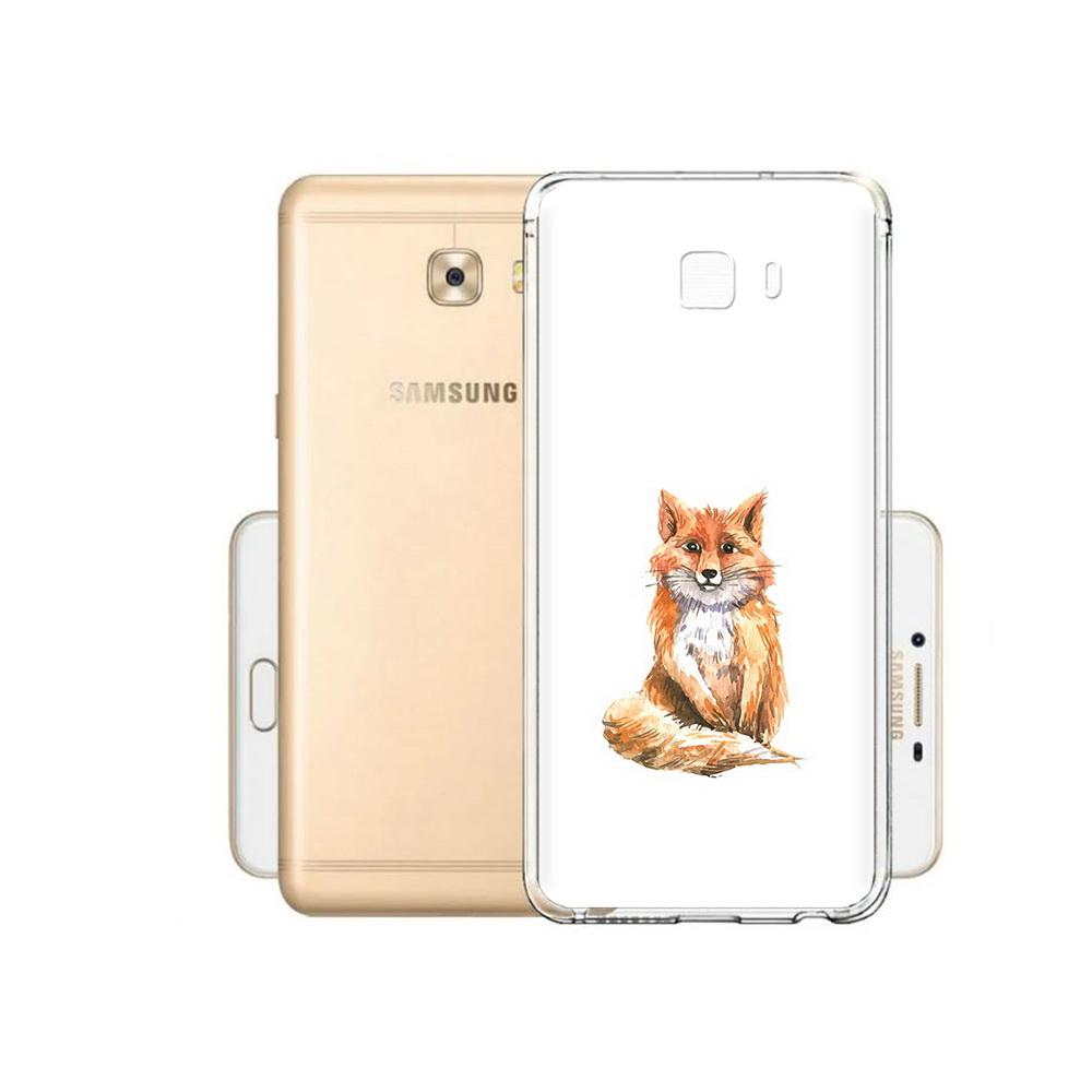 

Чехол MyPads Tocco для Samsung Galaxy C9 Pro детская лиса, Прозрачный, Tocco