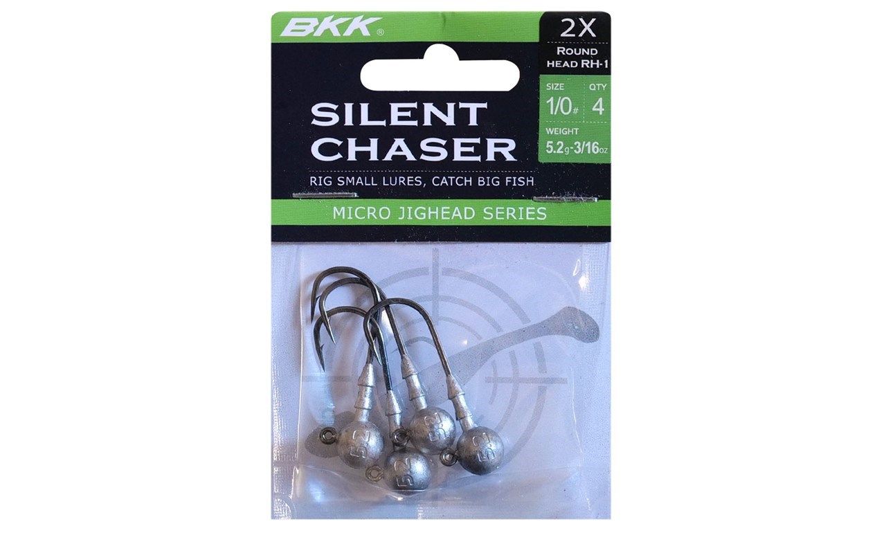

Джиг-головка BKK SILENT CHASER - Round Head RH (A-EA-1540) -1, 5.2g, #1/0 (4шт)