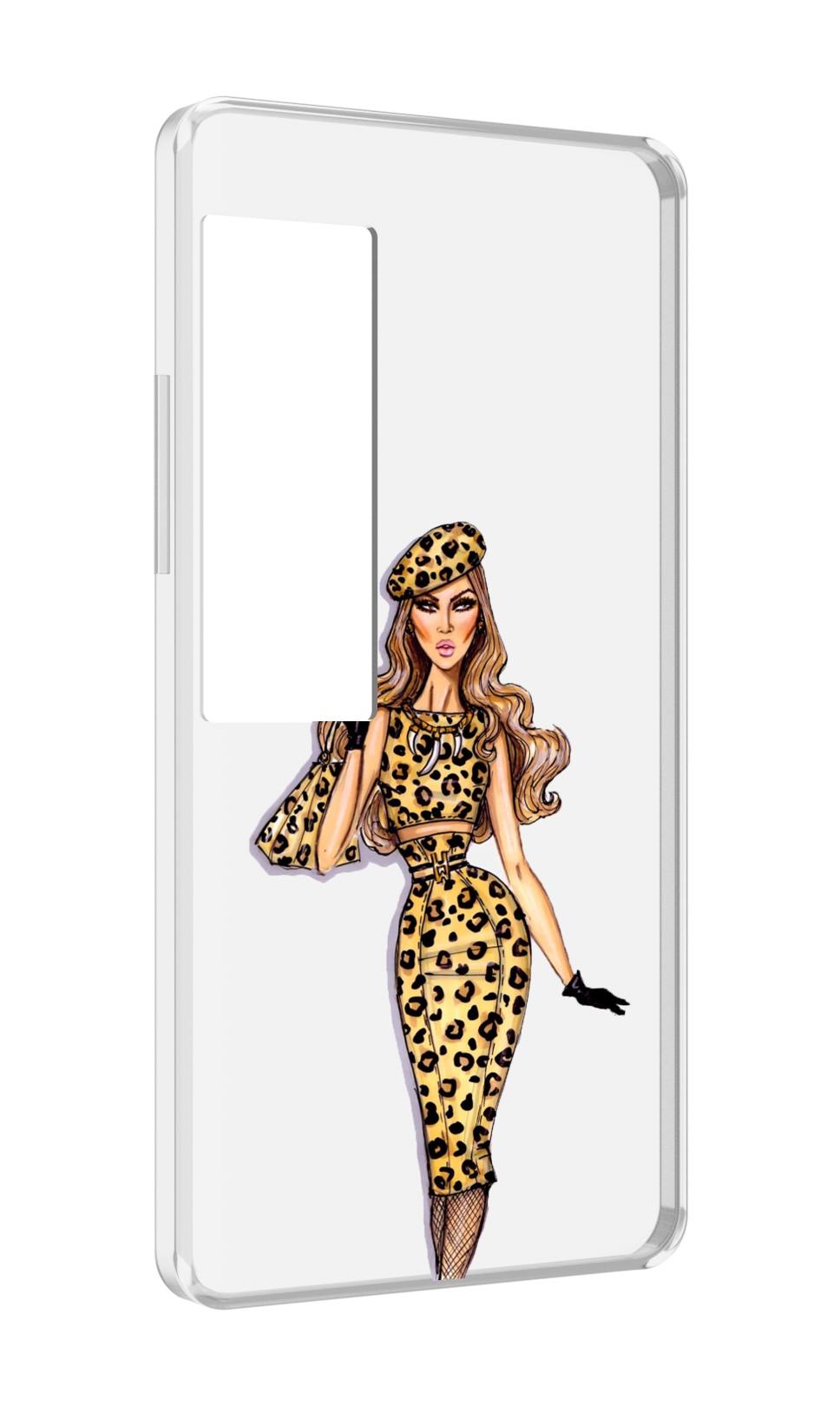 фото Чехол mypads леопардовое платье женский для meizu pro 7 plus