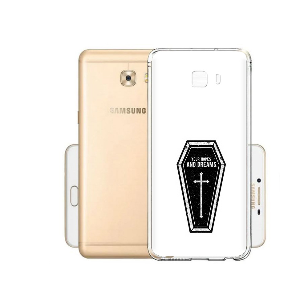 

Чехол MyPads Tocco для Samsung Galaxy C9 Pro гроб с мечтами, Прозрачный, Tocco