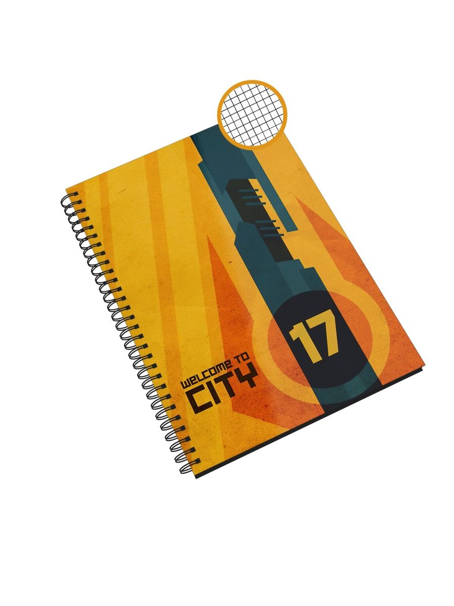 

Блокнот Каждому Своё "Half-Life/Гордон Фримен" NP-GMHL2-A4/2 A4 48л в клетку, NP-GMHL2-A4/2