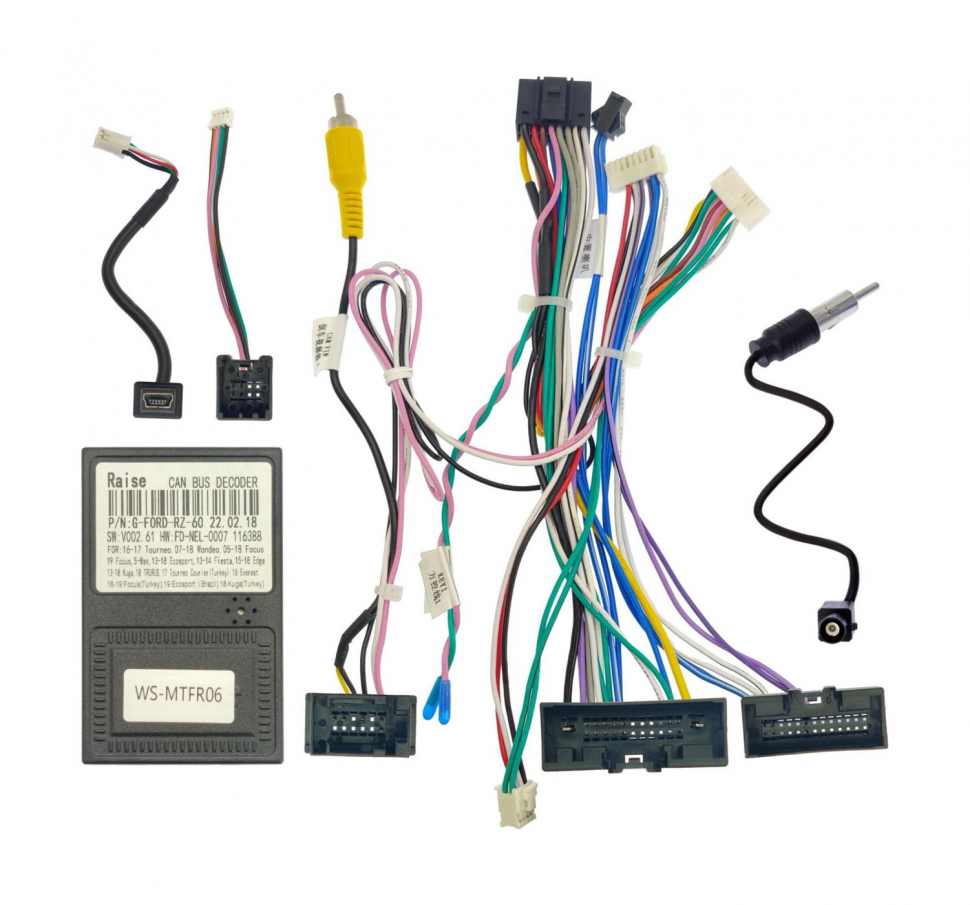 

Комплект проводов Wide Media WS-MTFR06 в Ford Ranger 2011 - 2015