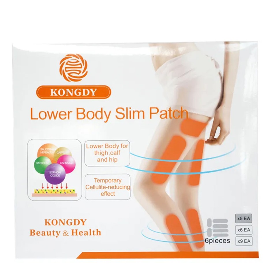 Пластыри Kongdy Lower Body Slim Patch для похудения и сжигания жира, на ногах 5x6 шт