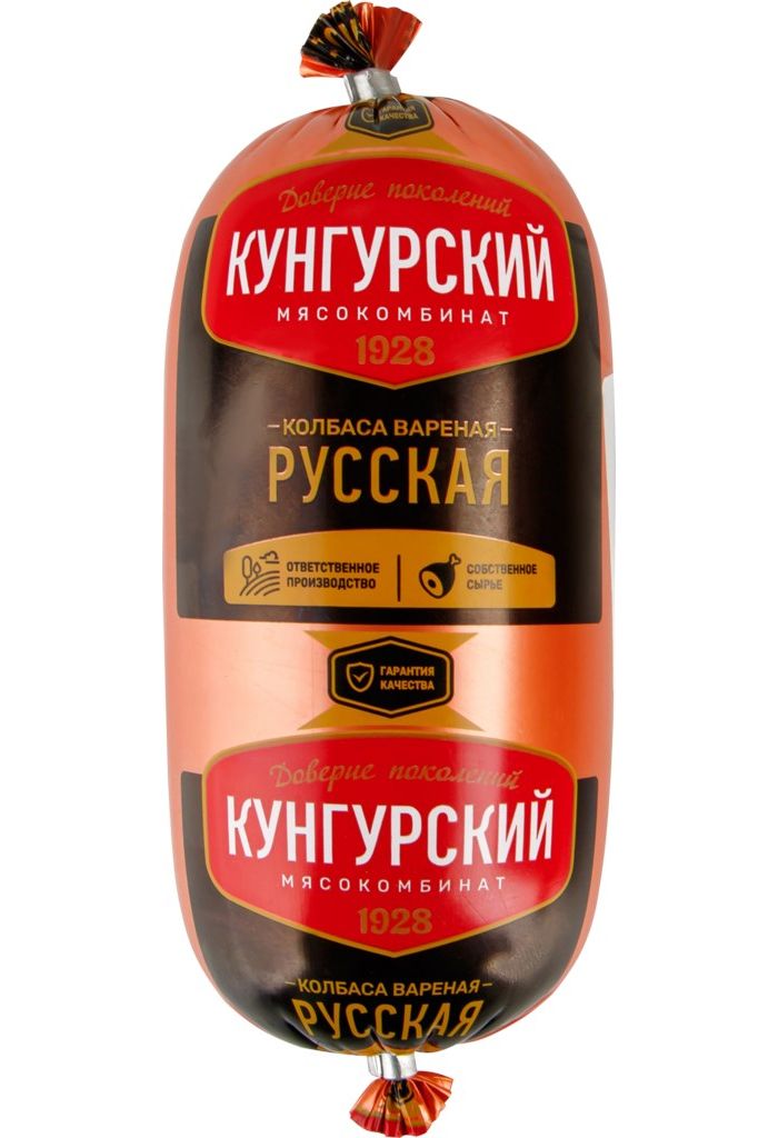 

Колбаса вареная Кунгурский Мясокомбинат 400 г