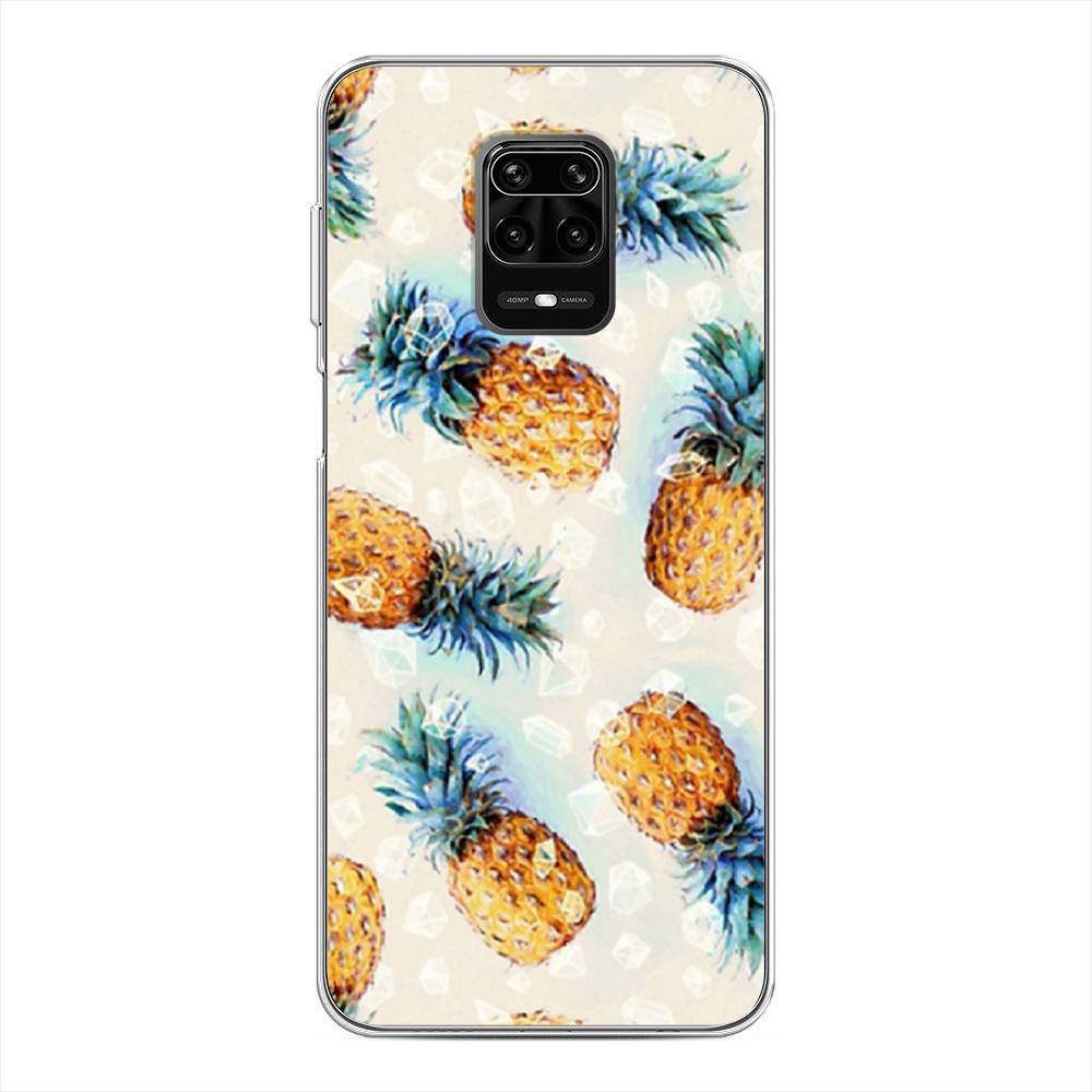 

Чехол Awog на Xiaomi Redmi Note 9S/Note 9 Pro "Ананасы", Разноцветный, 37950-3