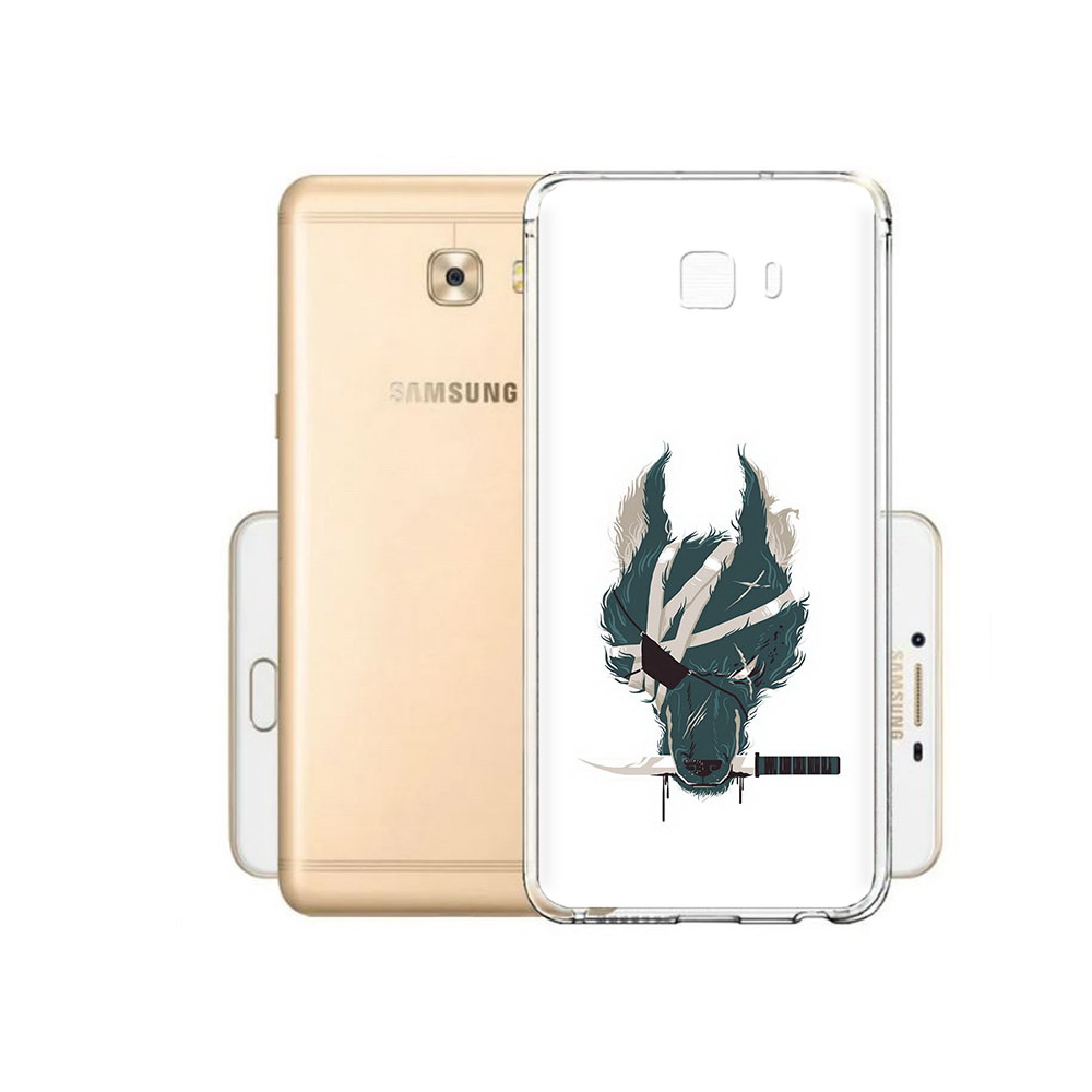 

Чехол MyPads Tocco для Samsung Galaxy C9 Pro волк-разбойник, Прозрачный, Tocco
