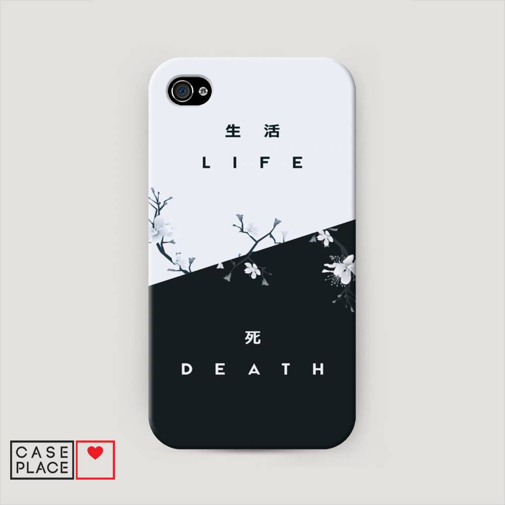 

Пластиковый чехол "Life and death" на Apple iPhone 4, 10120-5