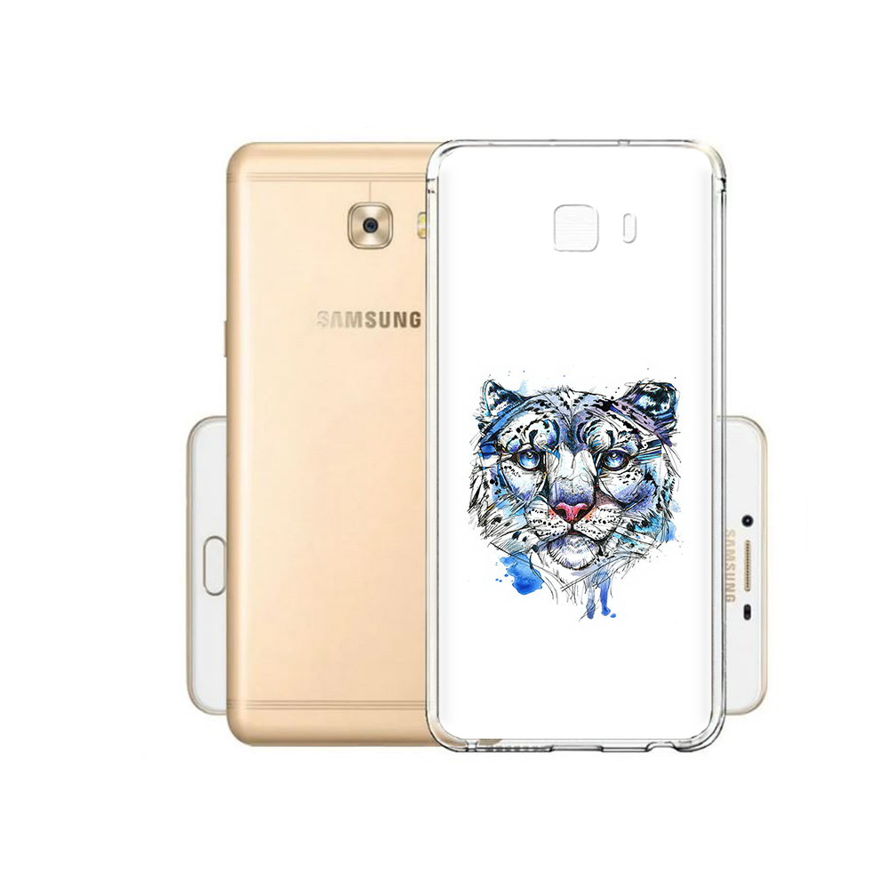 

Чехол MyPads Tocco для Samsung Galaxy C9 Pro водяной тигр, Прозрачный, Tocco