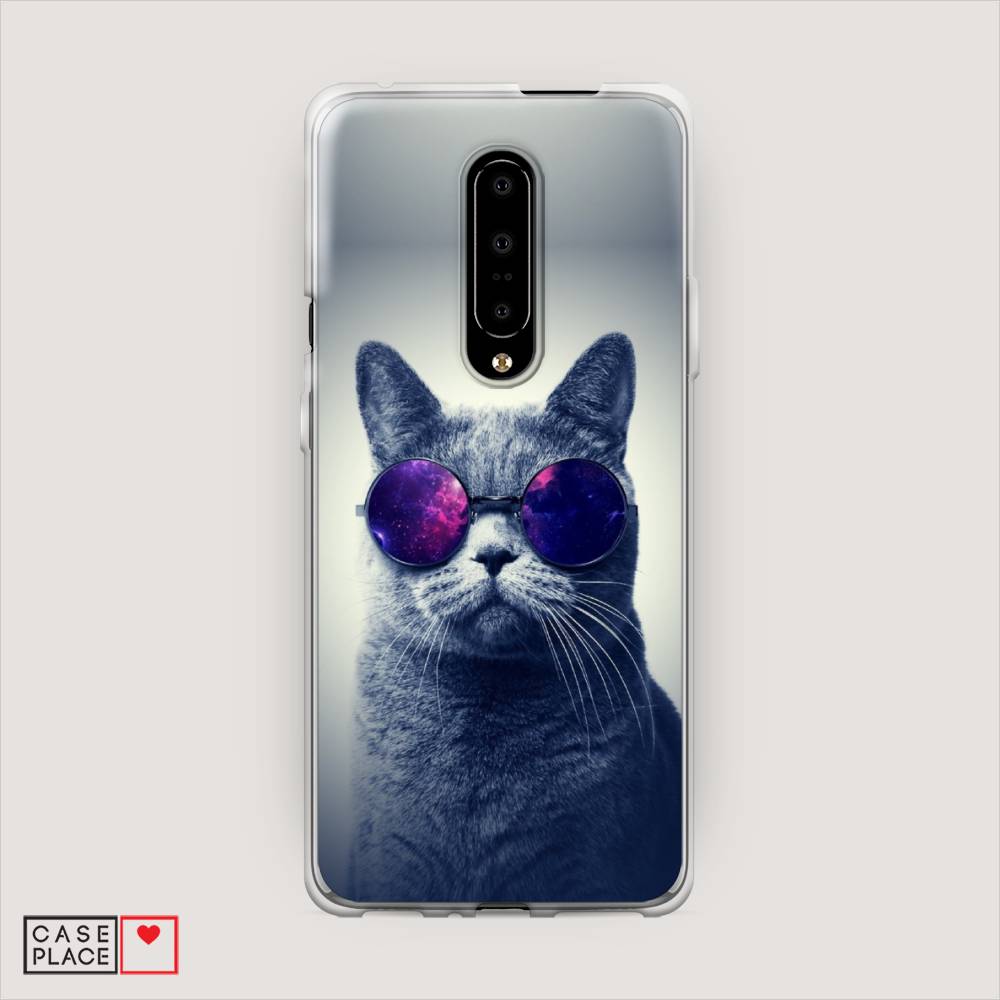 

Чехол Awog на OnePlus 7 Pro / ВанПлас 7 Pro "Космический кот", Красный, 150850-1