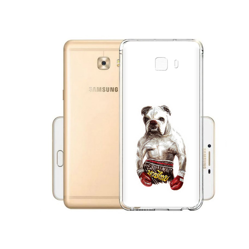 

Чехол MyPads Tocco для Samsung Galaxy C9 Pro боксер, Прозрачный, Tocco