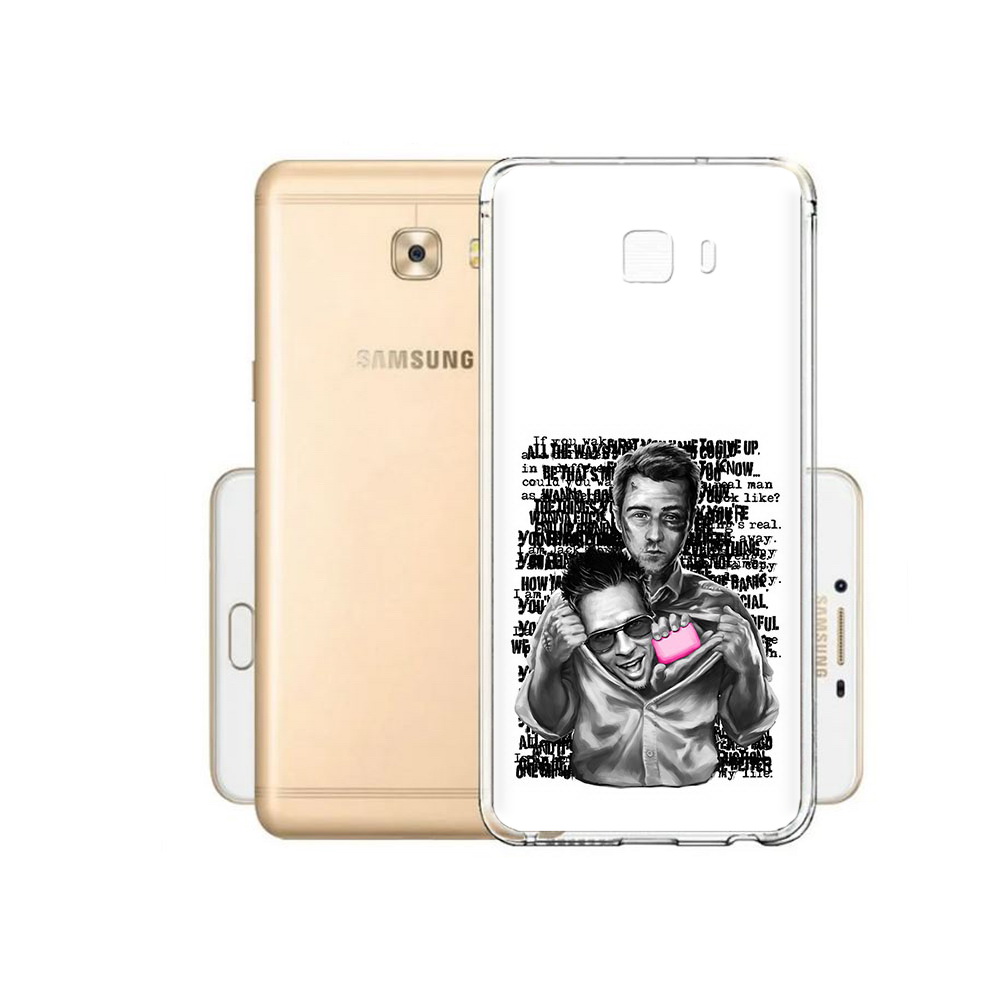 

Чехол MyPads Tocco для Samsung Galaxy C9 Pro бойцовский клуб, Прозрачный, Tocco