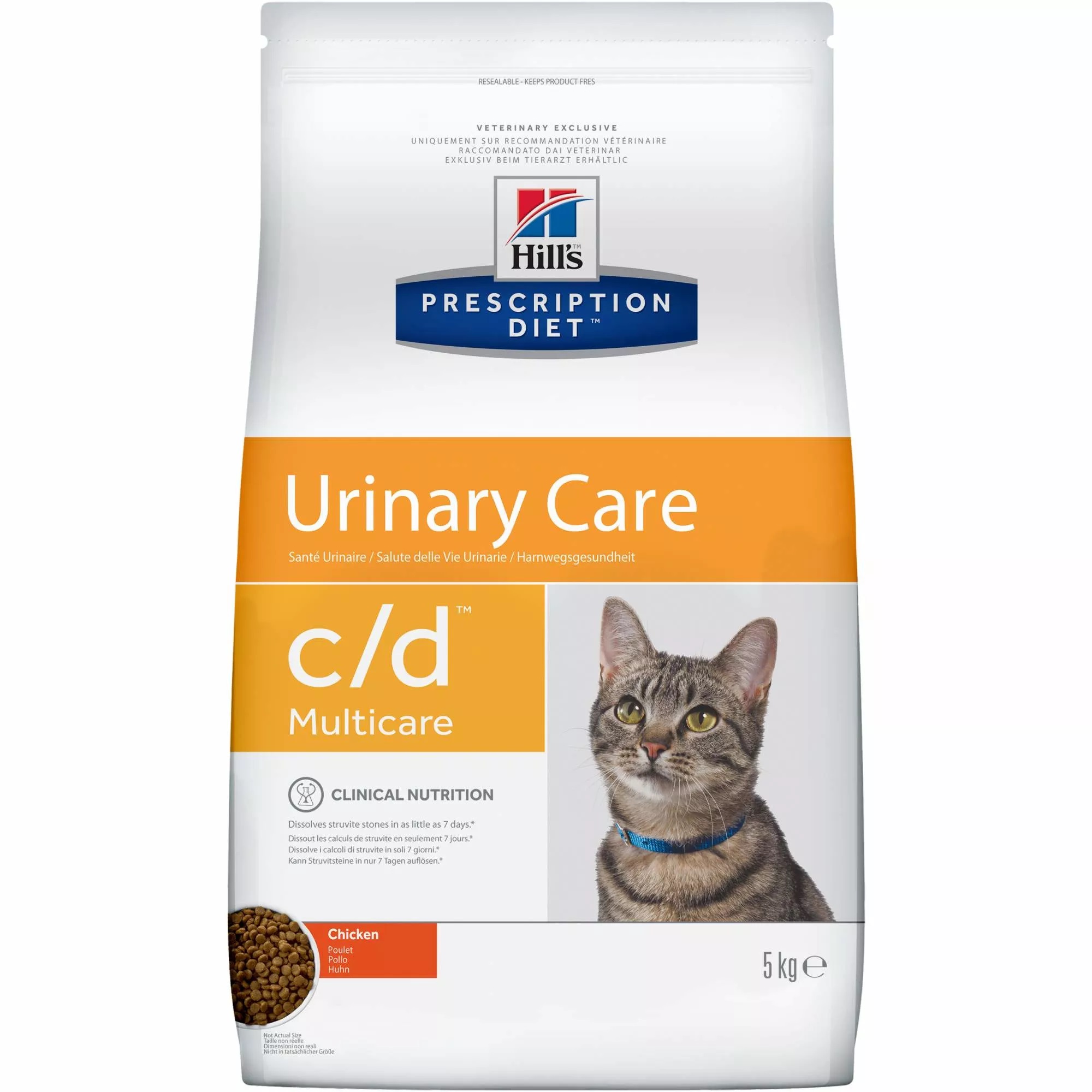 фото Сухой корм для кошек hill's prescription diet urinary care, профилактика мкб, курица, 5кг