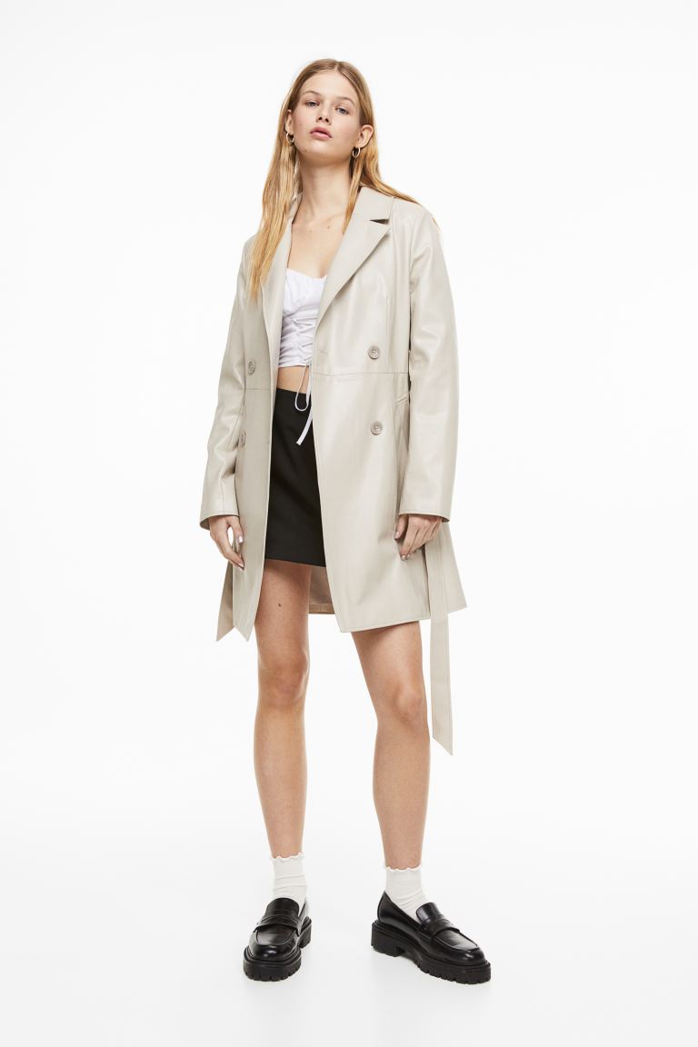 

Плащ женский H&M 1132597004 серый S (доставка из-за рубежа), 1132597004