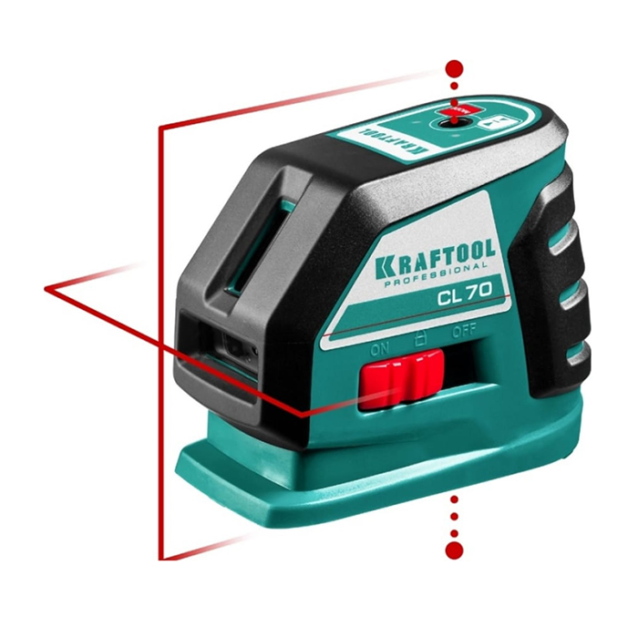 Лазерный линейный нивелир KRAFTOOL CL-70 34660 лазерный линейный нивелир kraftool cl 70 34660