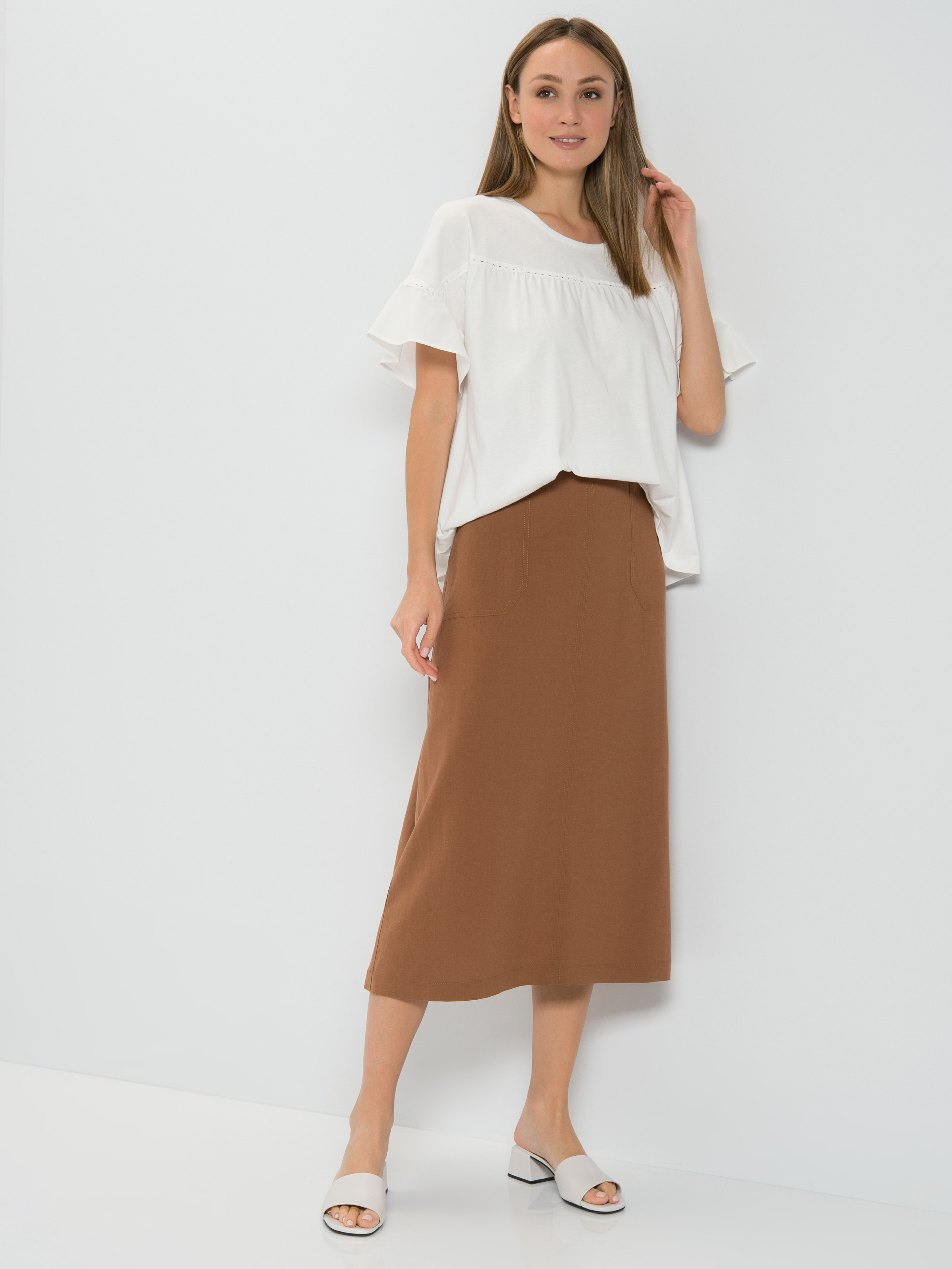 

Футболка женская Gerry Weber 670120-44016-99700 белая 36, 670120-44016-99700