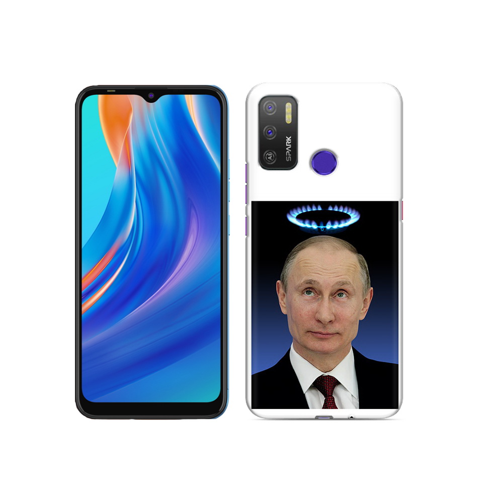 

Чехол MyPads Tocco для Tecno Spark 5 Air святой газ, Прозрачный, Tocco