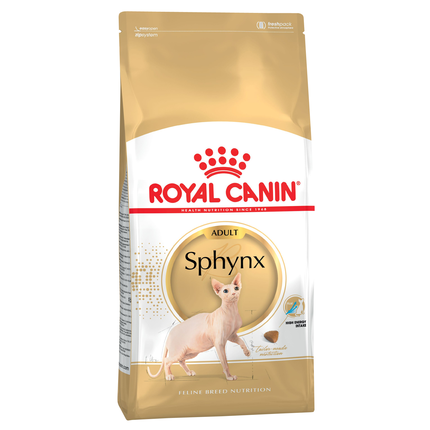 фото Сухой корм для кошек royal canin sphynx adult, сфинкс, домашняя птица, мясо, 2кг