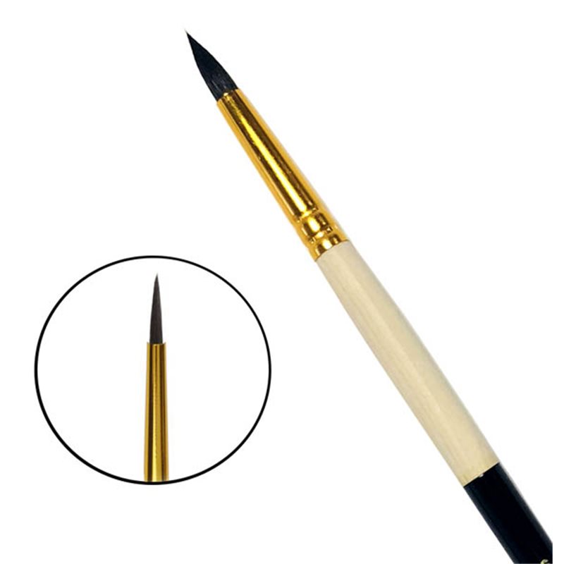 

Master 341MY - Кисть Мастер из белки №6, круглая, укороченный волос