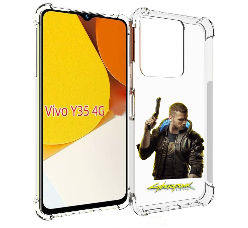 

Чехол MyPads Cyberpunk-2077 для Vivo Y35 4G 2022 / Vivo Y22, Прозрачный, Tocco