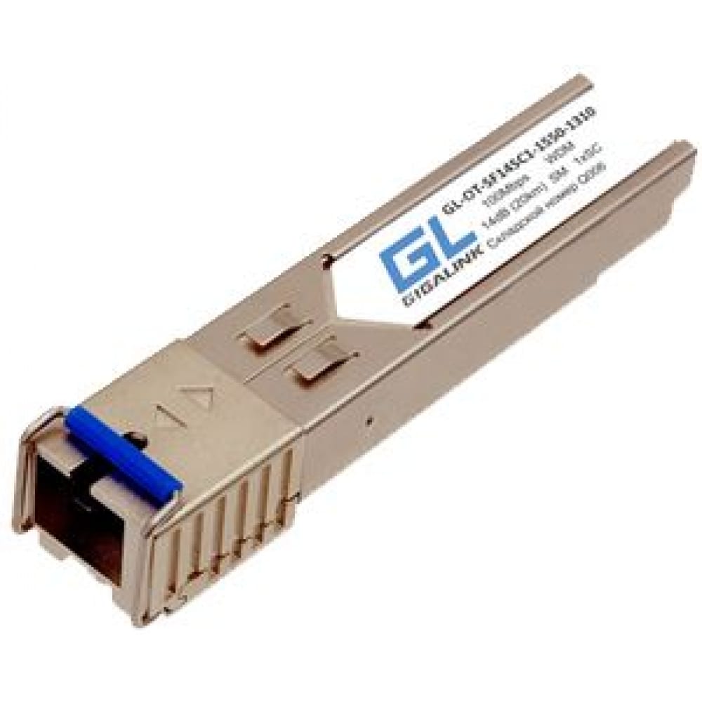 

Модуль SFP GIGALINK WDM, 100/155 Мбит/c, одно волокно SM, SC GL-OT-SF14SC1-1550-1310