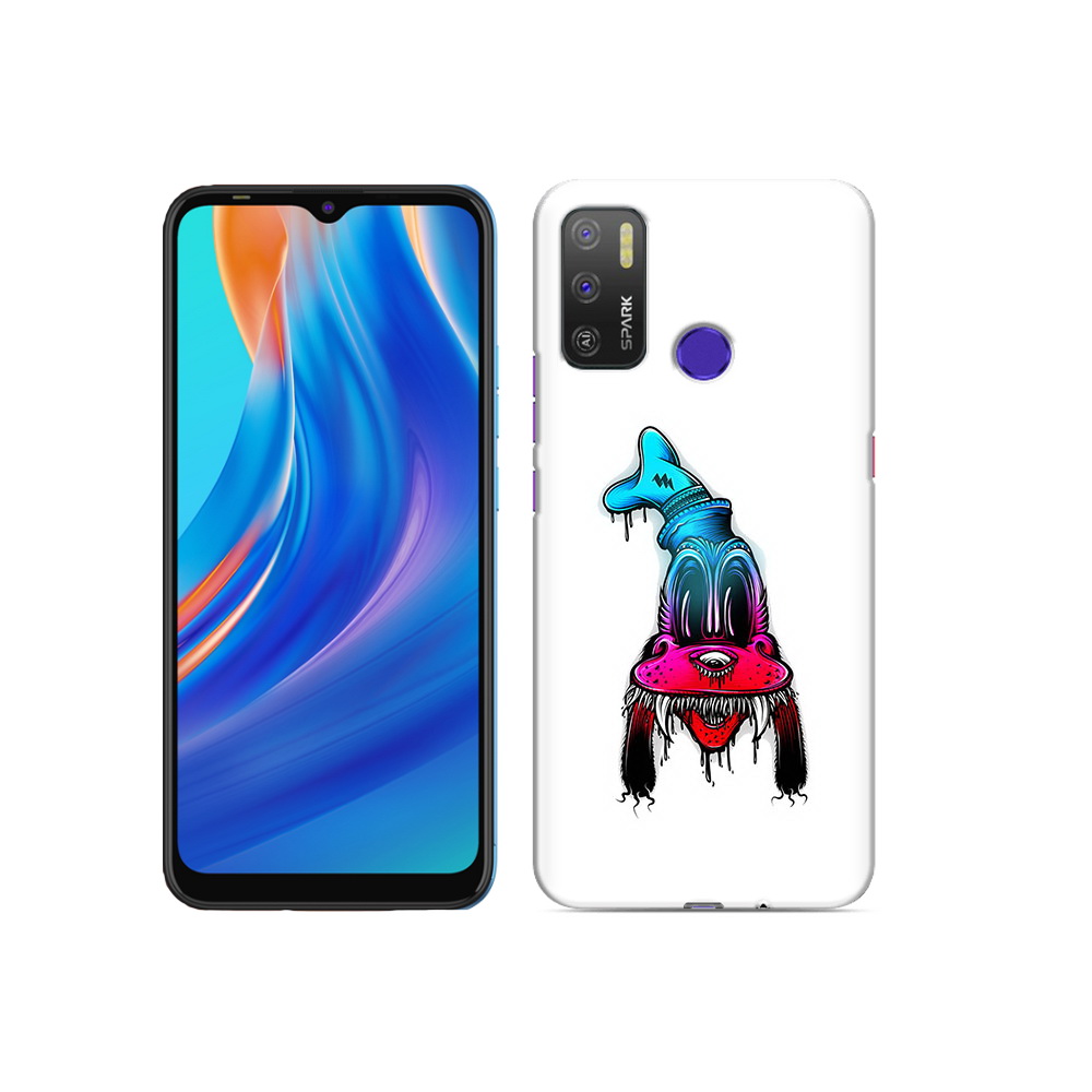 

Чехол MyPads Tocco для Tecno Spark 5 Air Гуффи, Прозрачный, Tocco