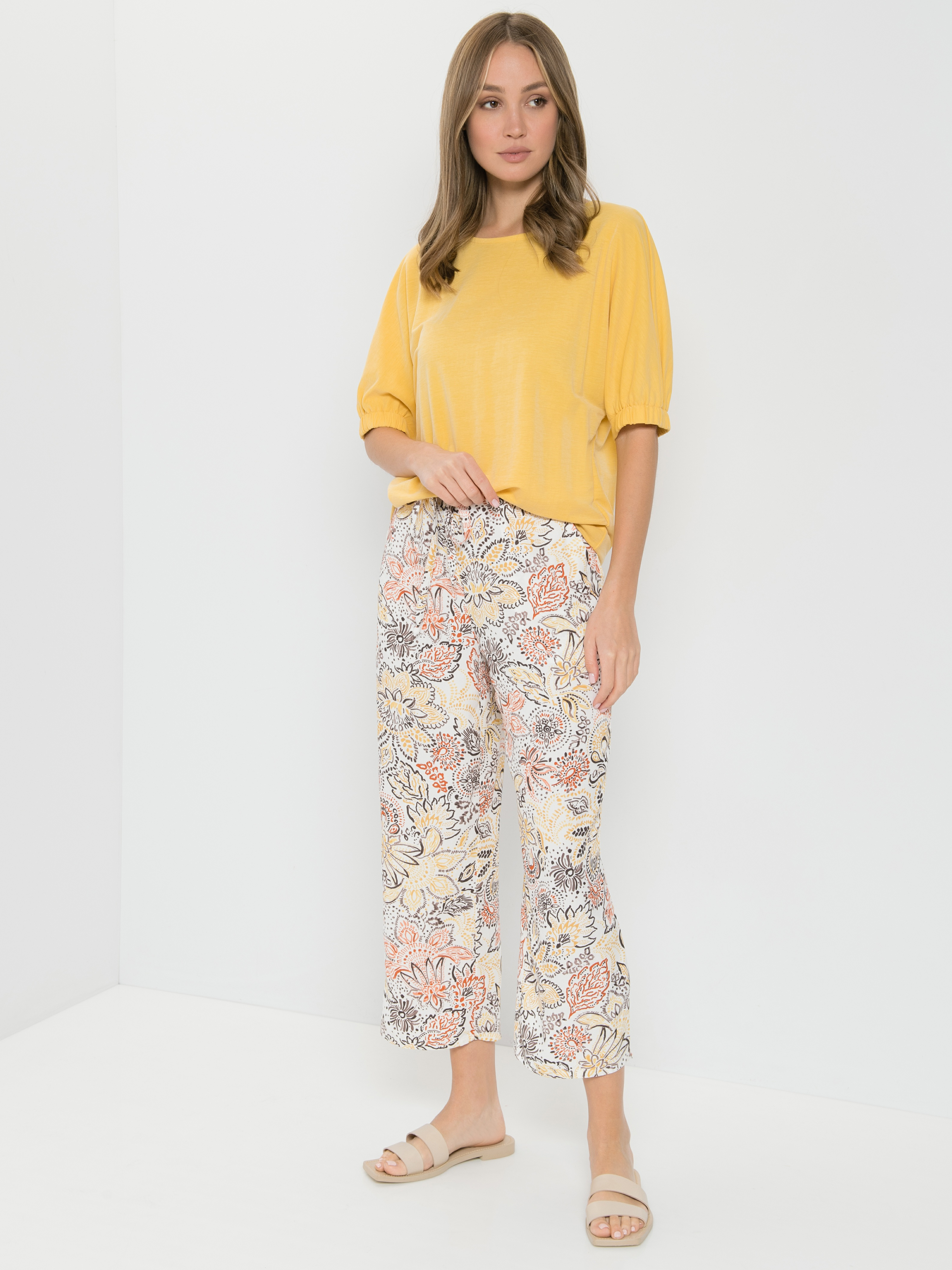

Футболка женская Gerry Weber 670112-44010-40210 желтая 46, 670112-44010-40210