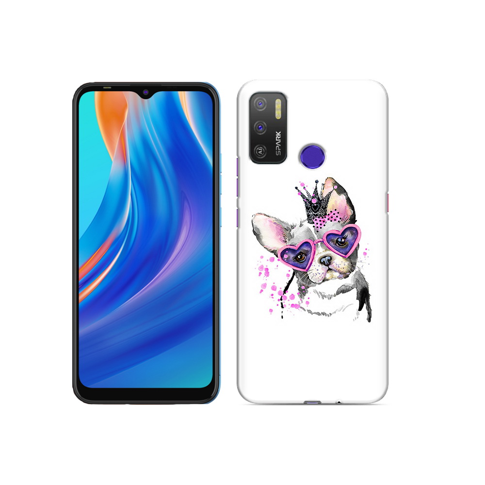 

Чехол MyPads Tocco для Tecno Spark 5 Air принцесса, Прозрачный, Tocco
