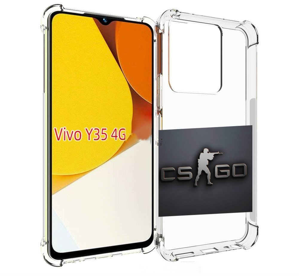 

Чехол MyPads CS go логотип мужской для Vivo Y35 4G 2022 / Vivo Y22, Прозрачный, Tocco