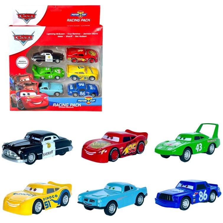 

Набор машинок WIZZAL Cars Герои мультфильма Тачки 6 шт, Красный, 09276