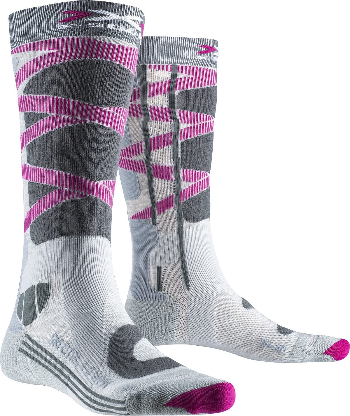 фото Гольфы x-bionic x-socks® ski control 4.0 women, grey melange/charcoal, 35-36 eu