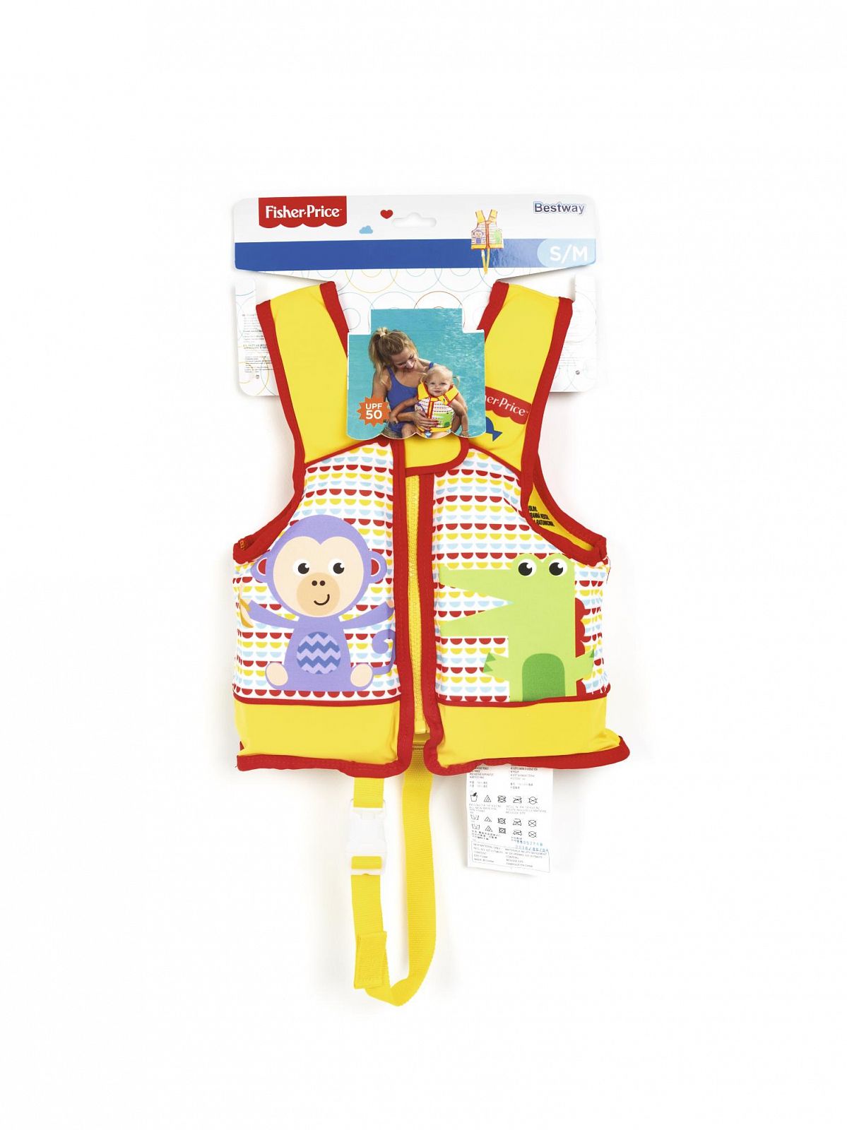 фото Жилет для плавания bestway 93521 fisher price желтый 9058