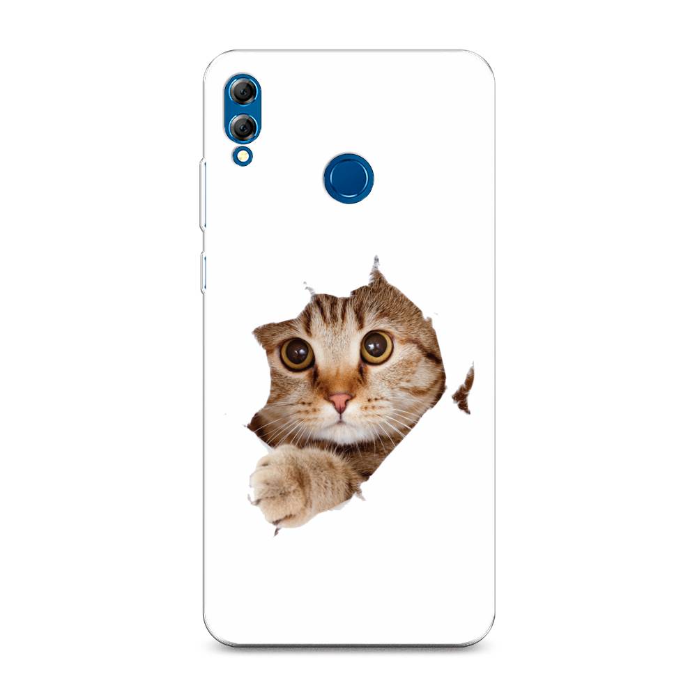 

Чехол на Honor 8X Max "Кот и бумага", Белый;коричневый, 66550-1