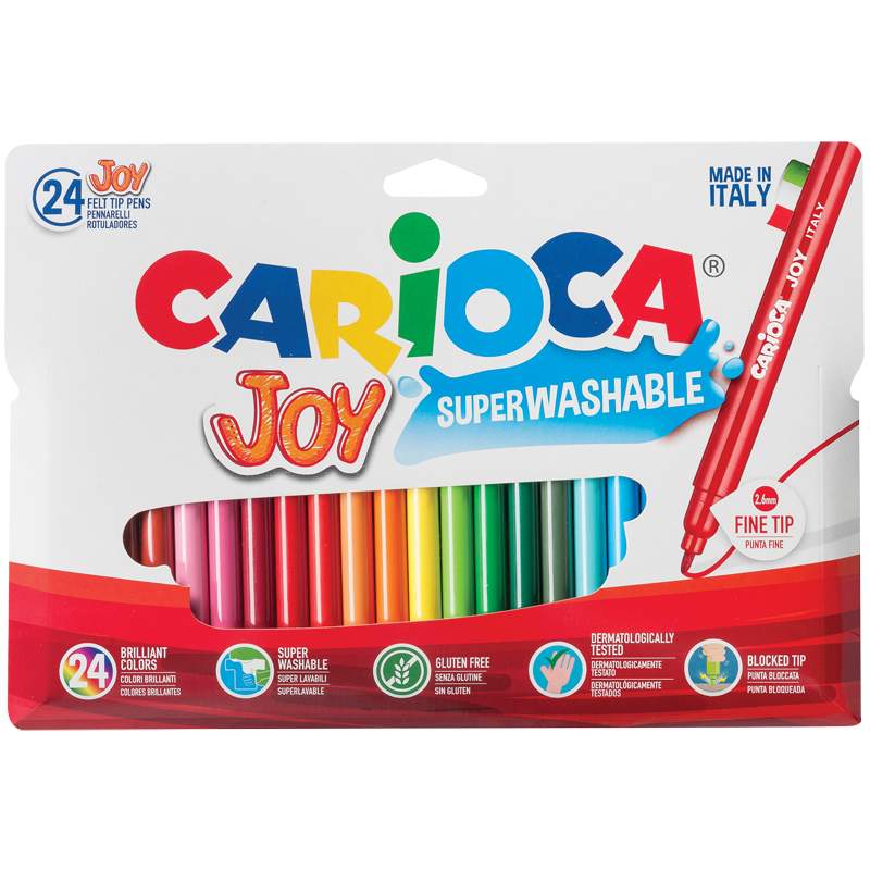 

Набор фломастеров Carioca "Joy", арт. 151463, 24 цв х 3 упак.