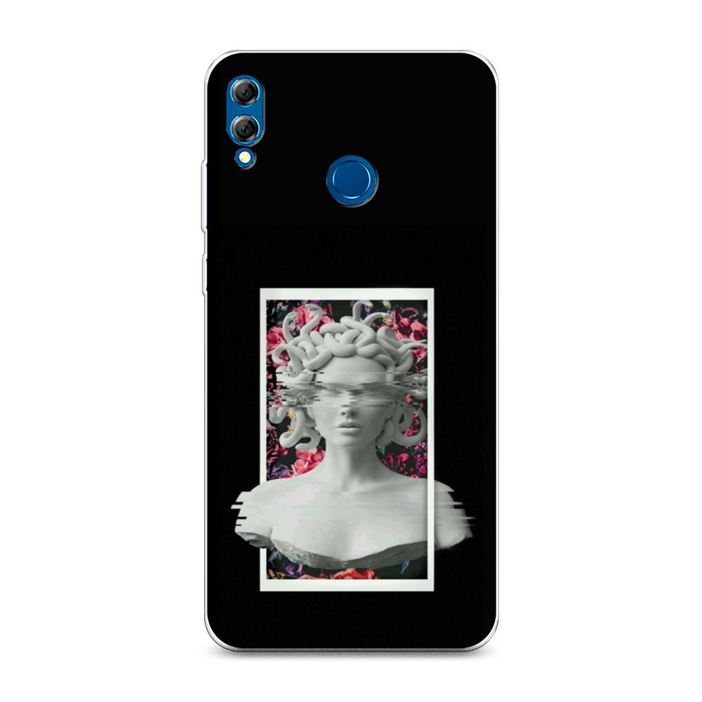 

Чехол на Honor 8X Max "Web Punk Медуза Горгона", Черный;серый, 66550-6