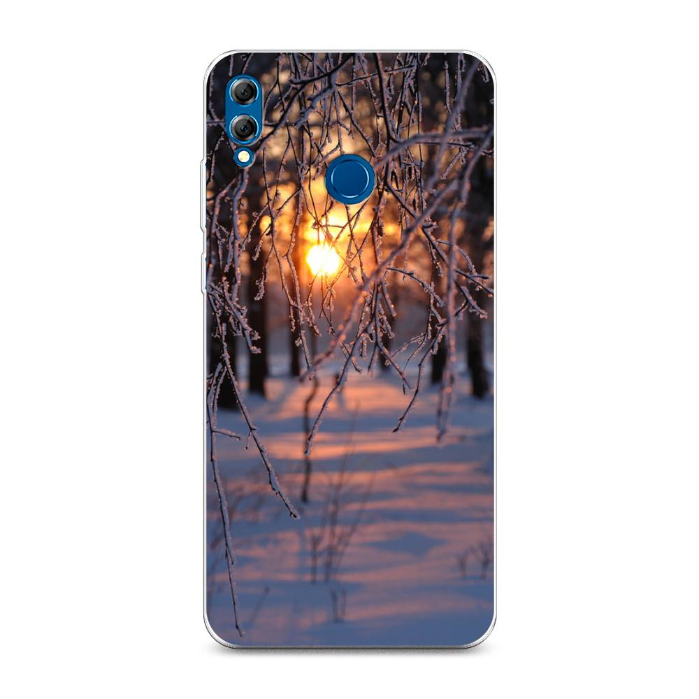 

Чехол на Honor 8X Max "Зима 7", Оранжевый;розовый;черный, 66550-2