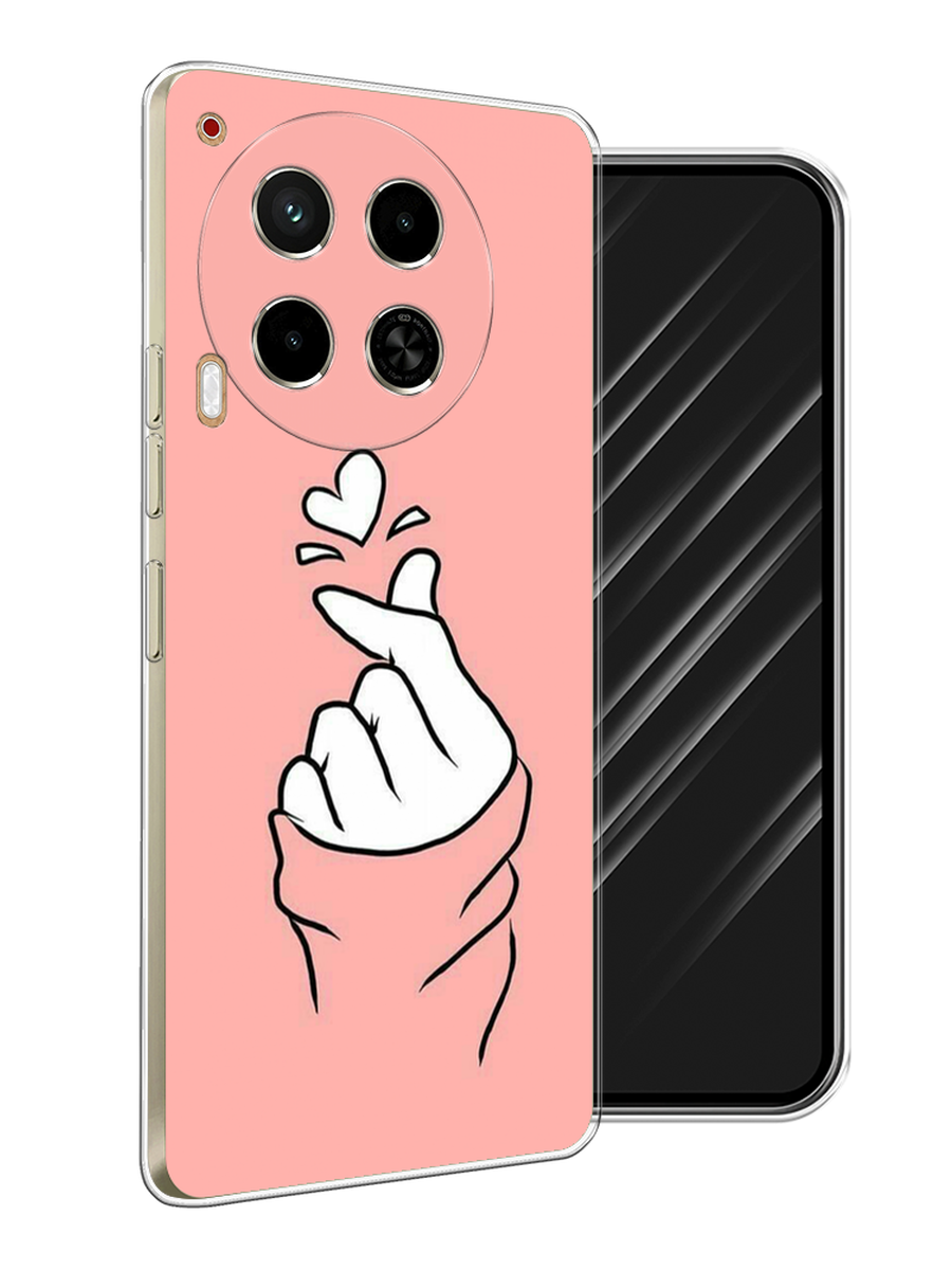 

Чехол Awog на Tecno Camon 30 4G "Любовь-щелк", Оранжевый, 305650-1