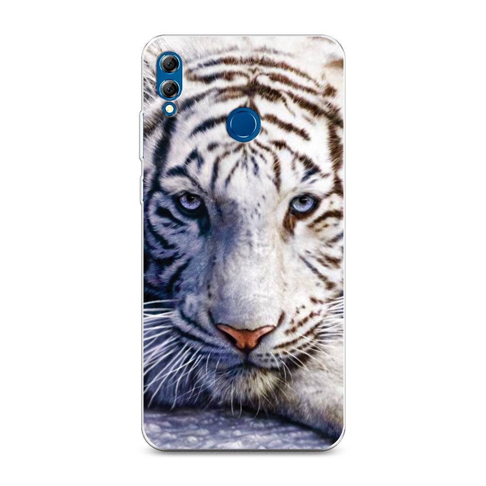 

Чехол на Honor 8X Max "Бенгальский тигр", Коричневый;белый, 66550-1