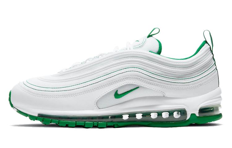 

Кроссовки унисекс Nike Air Max 97 pine green белые 42.5 EU, Белый, Air Max 97 pine green