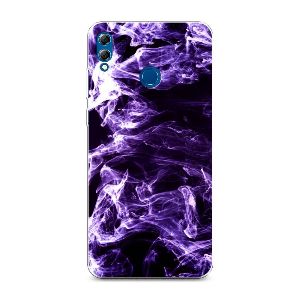 

Чехол на Honor 8X Max "Фиолетовый дым", Фиолетовый;белый;черный, 66550-3