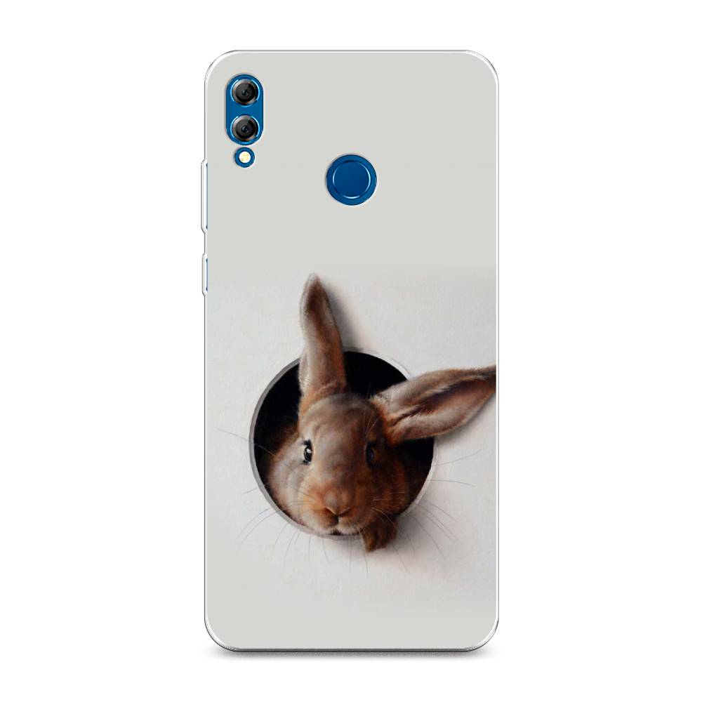 

Чехол на Honor 8X Max "Любопытный кролик", Серый;коричневый, 66550-1