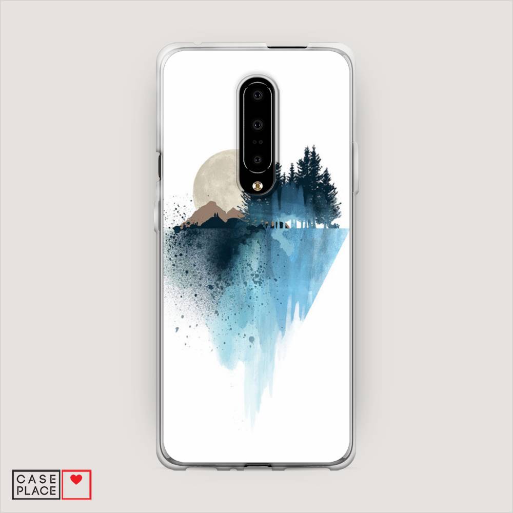 

Чехол Awog на OnePlus 7 Pro / ВанПлас 7 Pro "Горы 5", Голубой, 150850-4