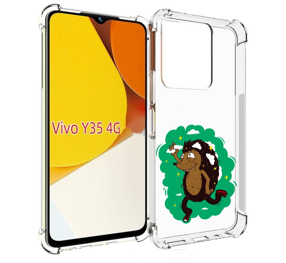 

Чехол MyPads Ежик в облаках для Vivo Y35 4G 2022 / Vivo Y22, Прозрачный, Tocco