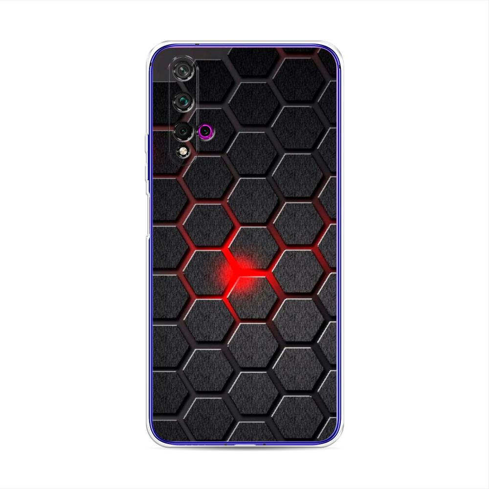 

Чехол для Huawei Nova 5T/Honor 20 "Соты красные", Красный;черный;серый, 610550-3