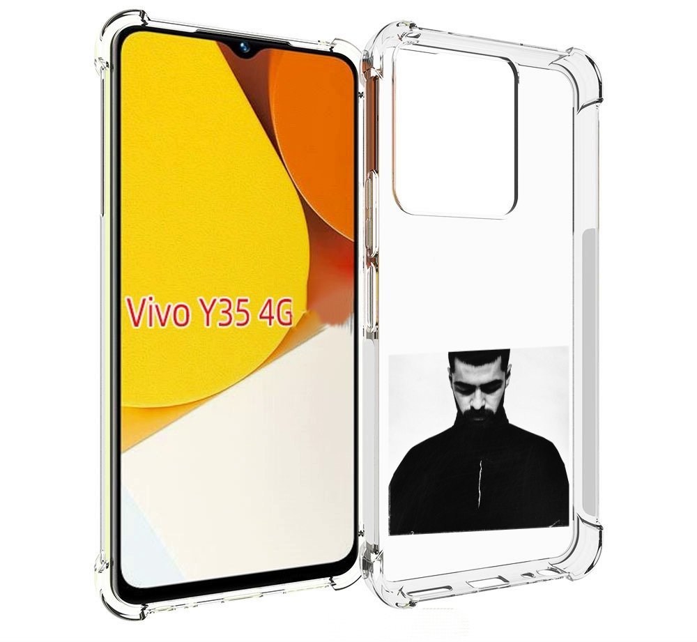 

Чехол MyPads Buster Keaton Miyagi мужской для Vivo Y35 4G 2022 / Vivo Y22, Прозрачный, Tocco