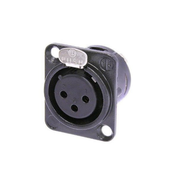 

Акустический разъем Neutrik NC3FD-L-B-1, Черный, NC3FD-L-B-1