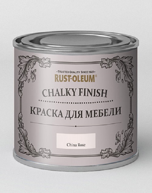 Краска для мебели и декора Chalky Finish, матовая, China Rose (Китайская роза)