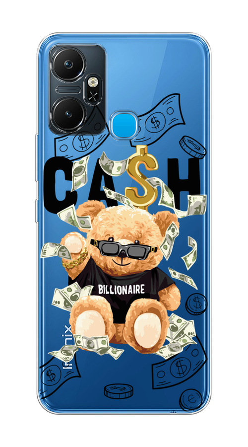 

Чехол на Infinix Smart 6 Plus "Big cash", Черный;серый;бежевый, 3102350-6