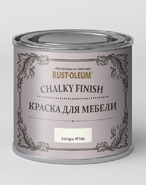 Краска для мебели и декора Chalky Finish, матовая, Antique White (Античный белый)